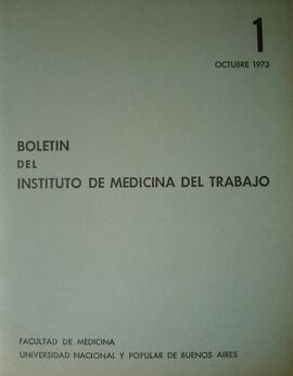 Boletín del Instituto de Medicina de Trabajo