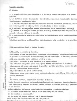 Análisis político