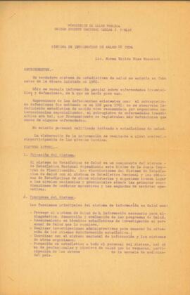 Sistema de información de salud de Cuba