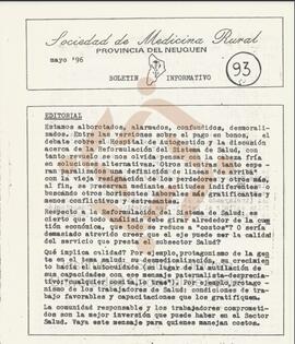 93° número del Boletín Informativo