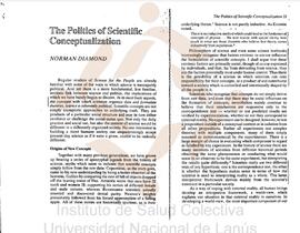 The Politic of Scientific Conceptualization
