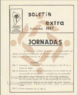 Número Extra del Boletín Informativo