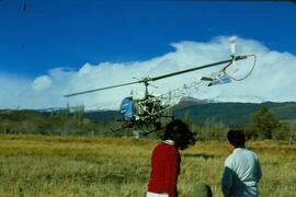 Despegue del helicoptero