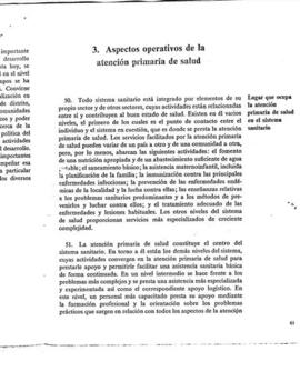 Aspectos operativos de la Atención Primaria de la Salud