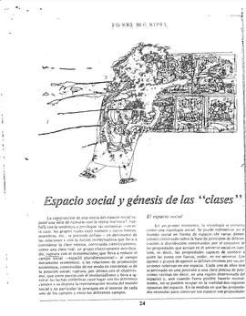 Espacio social y génesis de las "clases"