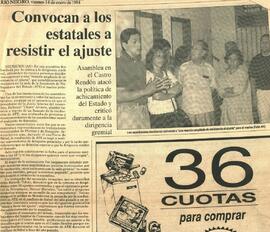 Noticia del diario Río Negro