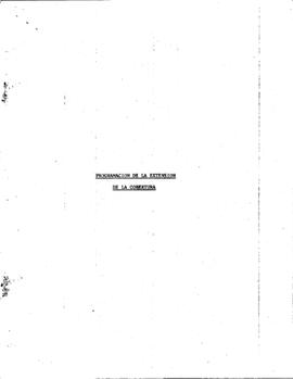 Programación de extensión de la cobertura