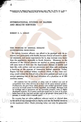 International Studies of Illnes and Health Services