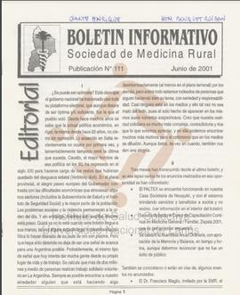 111° número del Boletín Informativo