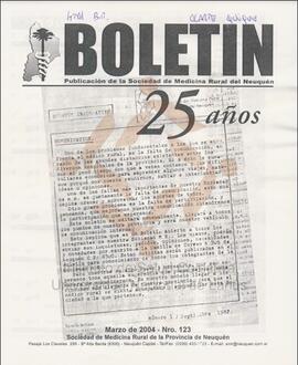 123° "A" número del Boletín Informativo