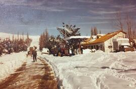 Intensa nevada en Andacollo
